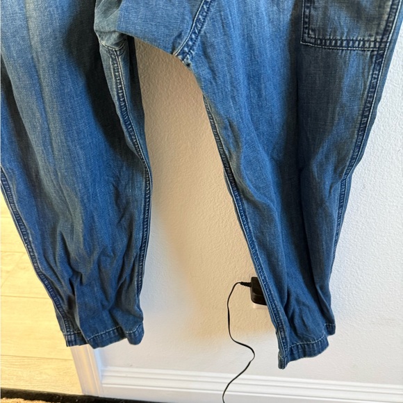 NWT Sandrine Rose x Free People Distressed Denim Boiler Jumpsuit Size: S - Picture 8 of 8